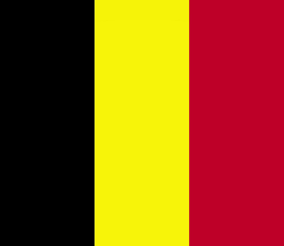 Belgien-Fahnen Aufkleber 5-60cm wetterfest ES-FL-BGL