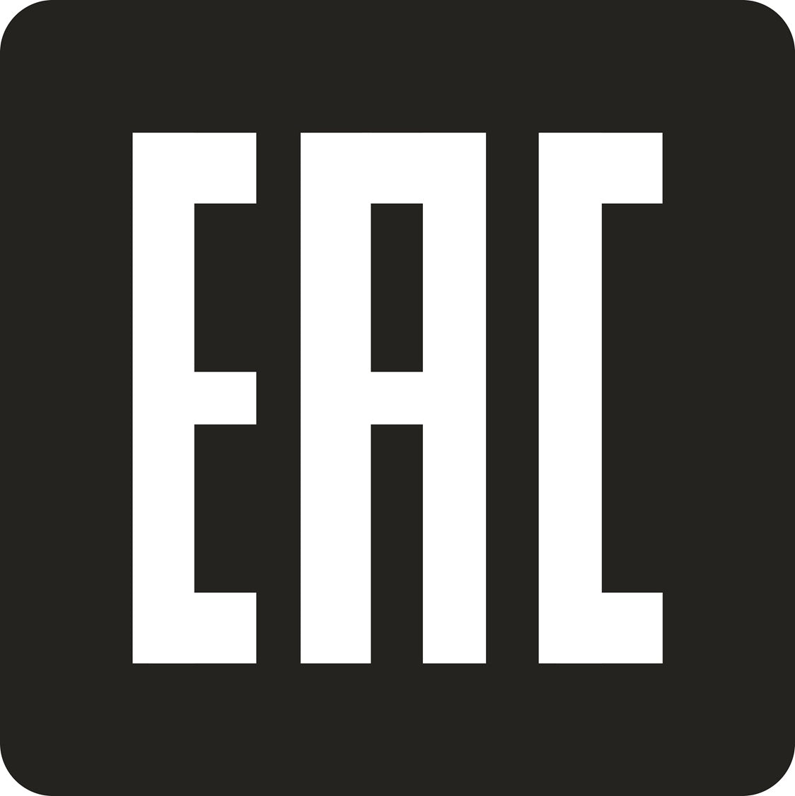100x Elektrogeräte-Kennzeichen "EAC" Eurasian Conformity EAC-1000-88