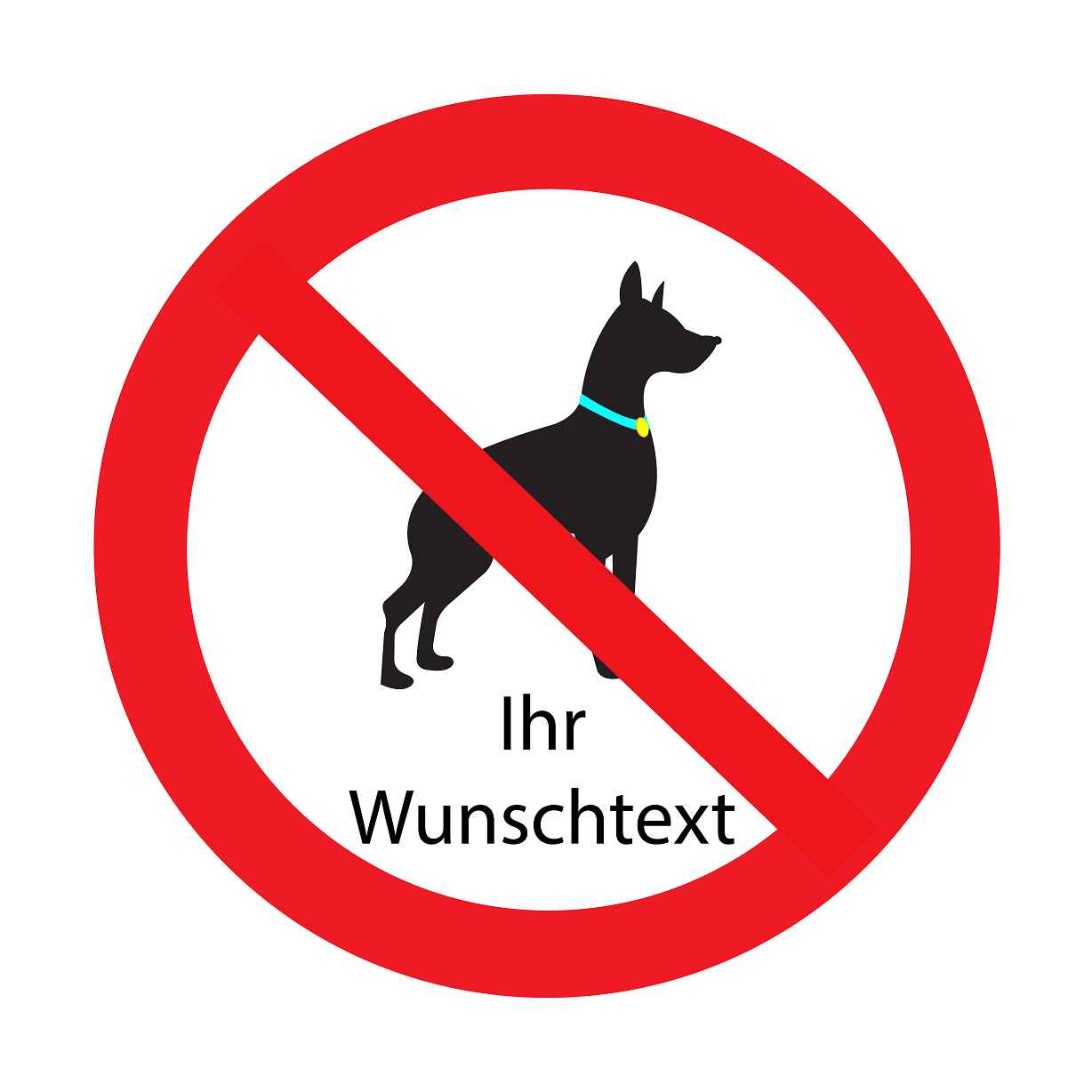 Hundeaufkleber LO-DOG-1000 5-60 cm