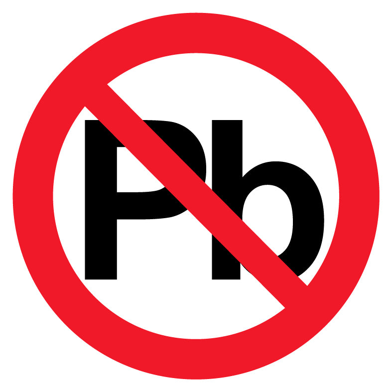 100x Elektrogeräte-Kennzeichen "PB Bleifrei" Aufkleber ES-EL-R-1000