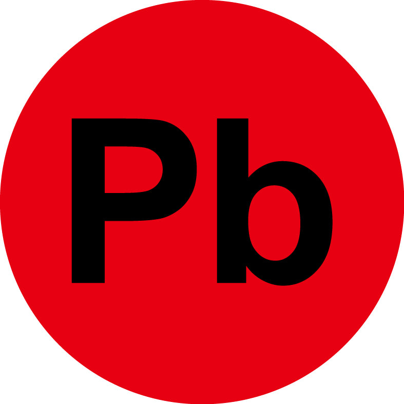 Elektrogeräte-Kennzeichen "PB Bleifrei" Aufkleber ES-EL-R-1300