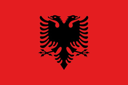 Albanien Flaggen-Fahnen Aufkleber 5-60cm wetterfest ES-FL-ALB