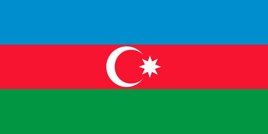 Aserbaidschan - Fahnen Aufkleber 5-60cm wetterfest ES-FL-ASR