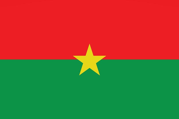 Burkina Faso - Fahnen Aufkleber 5-60cm wetterfest ES-FL-BFA