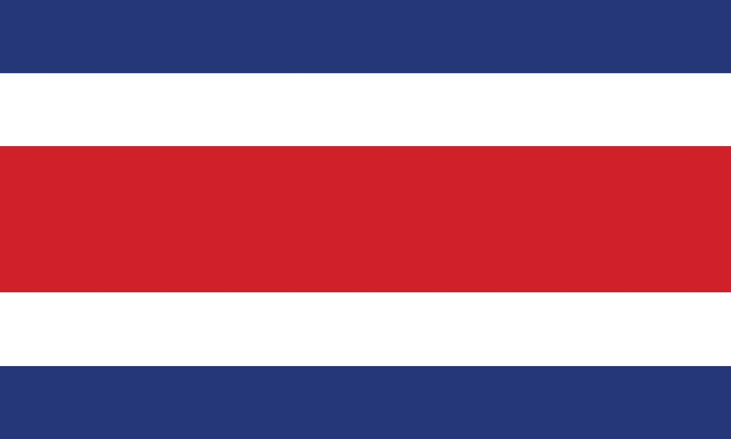 Costa Rica - Fahnen Aufkleber 5-60cm wetterfest ES-FL-COS