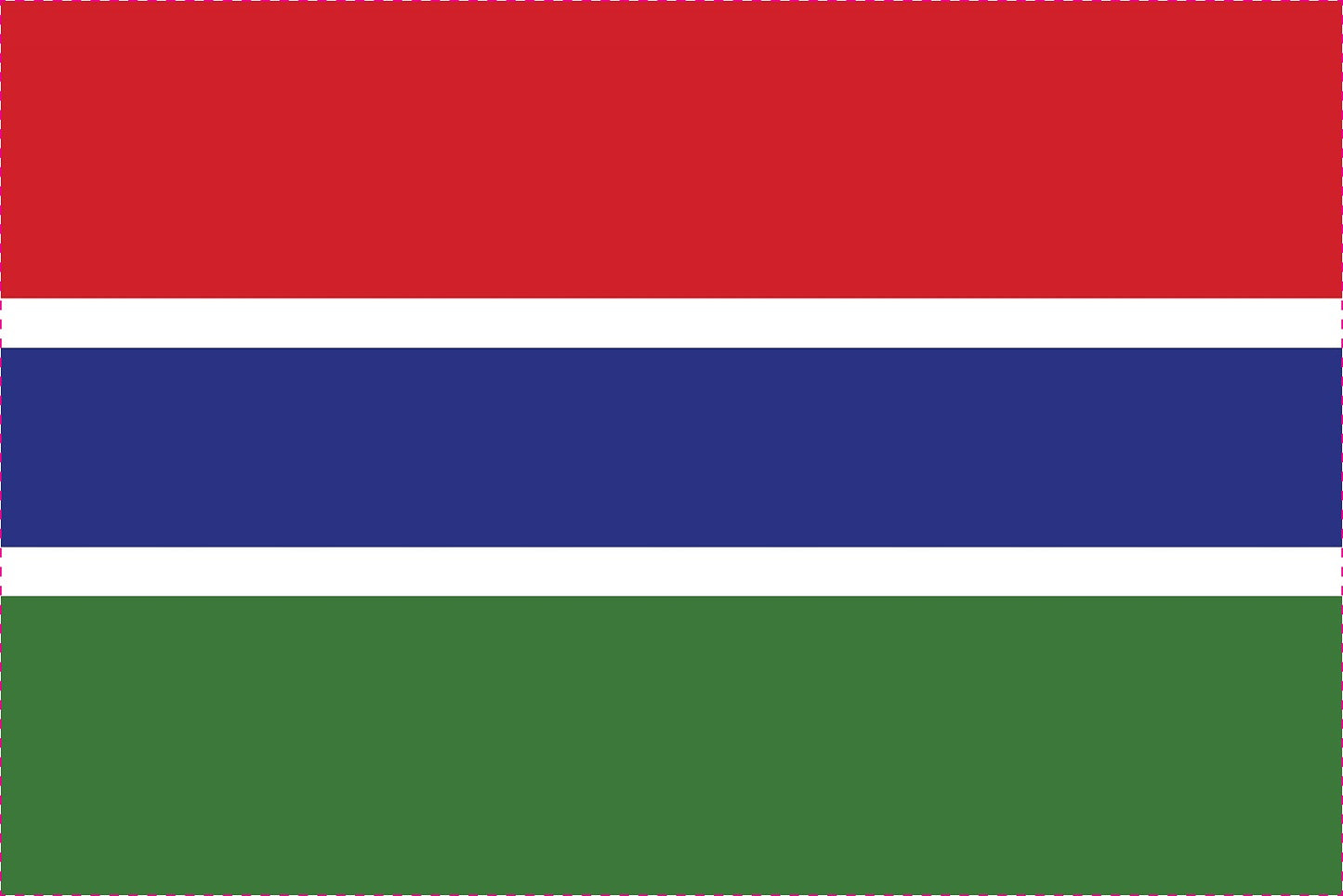 Gambia - Fahnen Aufkleber 5-60cm wetterfest ES-FL-GAM