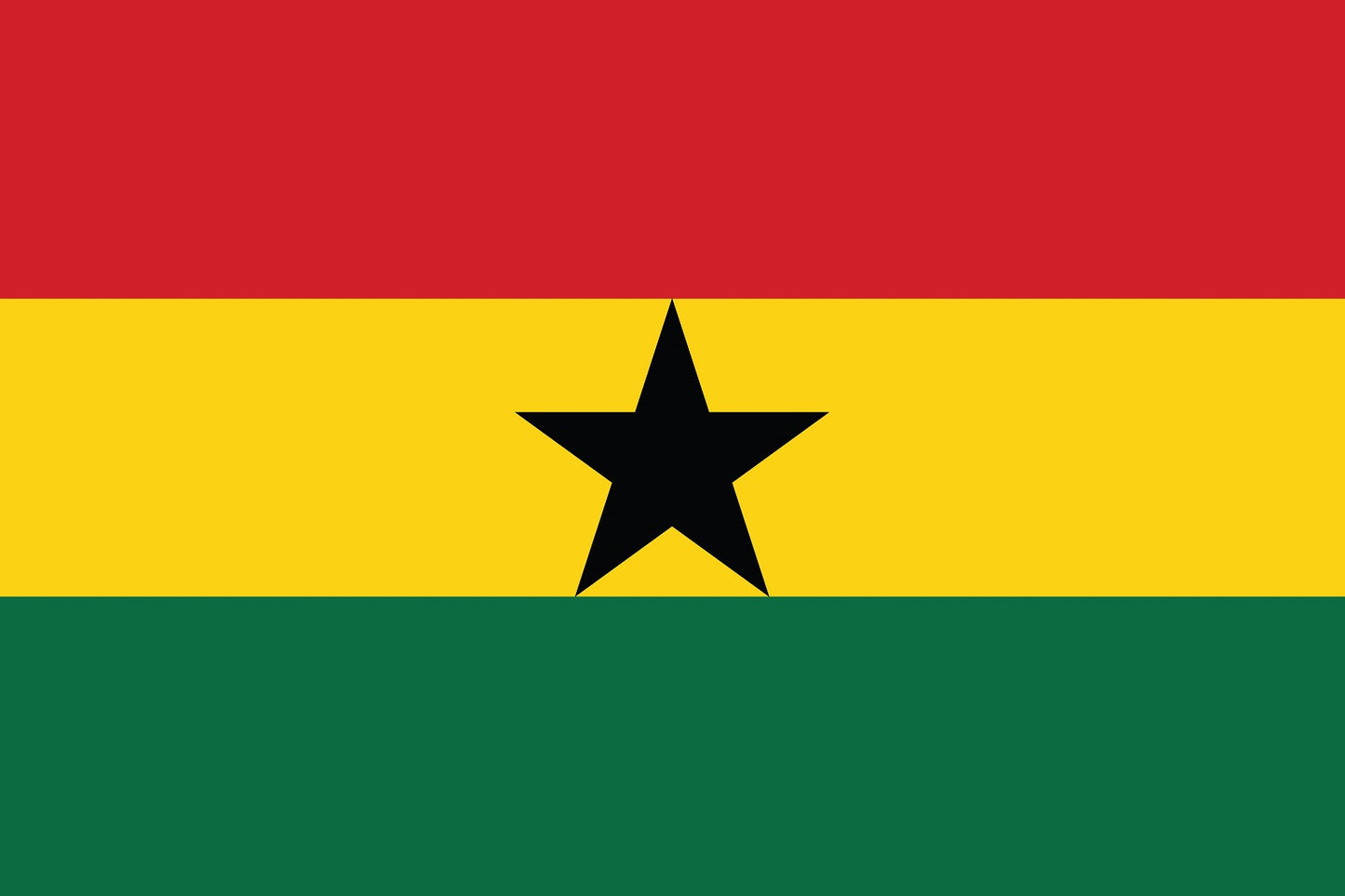 Ghana - Fahnen Aufkleber 5-60cm wetterfest ES-FL-GHA