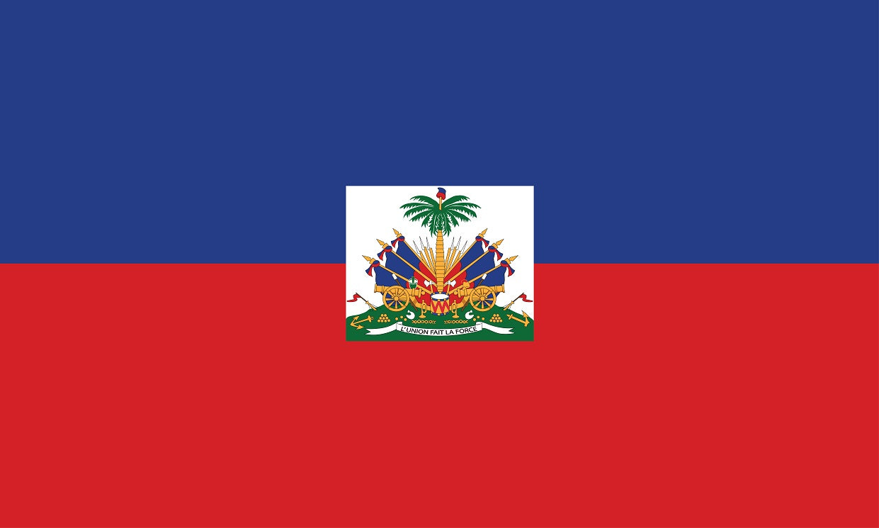 Haiti - Fahnen Aufkleber 5-60cm wetterfest ES-FL-HAI