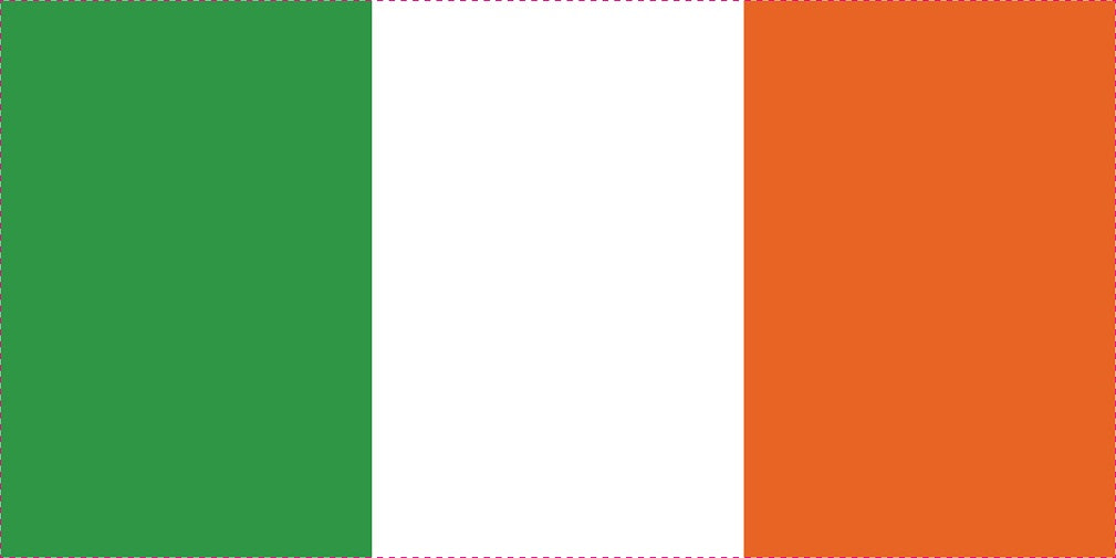 Irland Flaggeb-Fahnen Aufkleber 5-60cm wetterfest ES-FL-IRL
