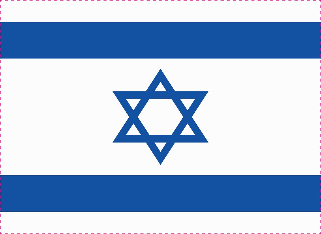 Israel - Fahnen Aufkleber 5-60cm wetterfest ES-FL-ISR