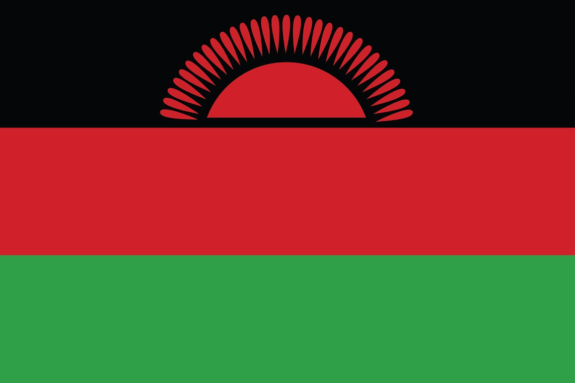 Malawi - Fahnen Aufkleber 5-60cm wetterfest ES-FL-MLW