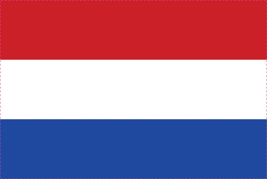 Niederlande-Fahnen Aufkleber 5-60cm wetterfest ES-FL-Nie
