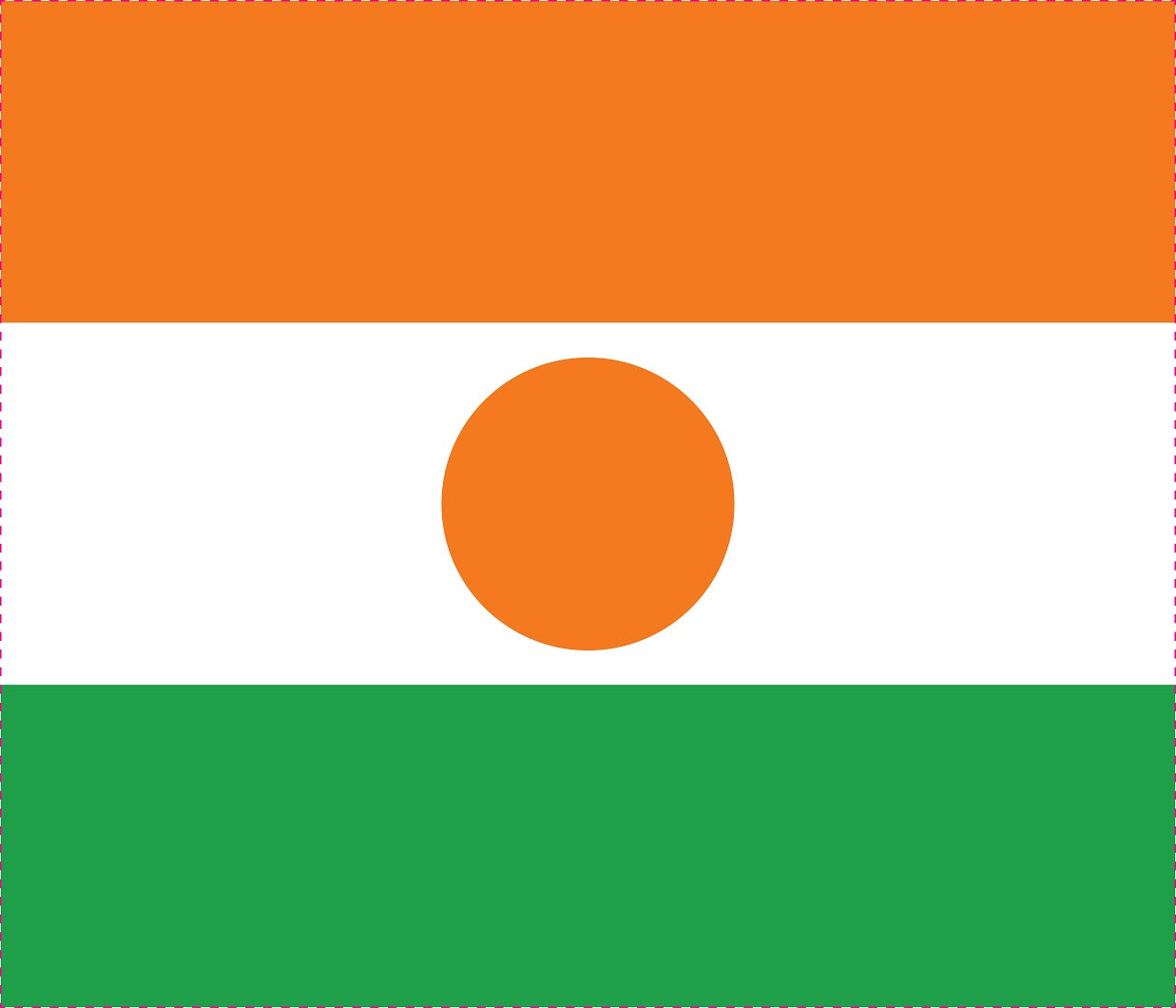 Niger - Fahnen Aufkleber 5-60cm wetterfest ES-FL-NIG