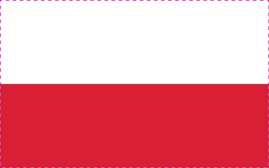 Polen - Fahnen Aufkleber 5-60cm wetterfest ES-FL-POL