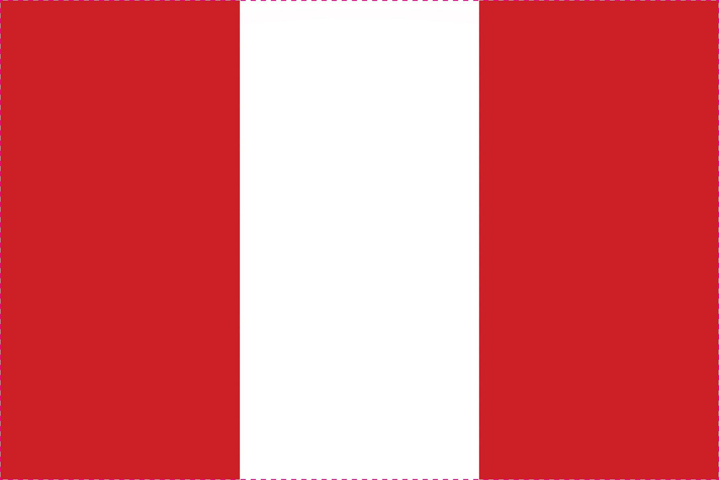 Peru - Fahnen Aufkleber 5-60cm wetterfest ES-FL-PRU