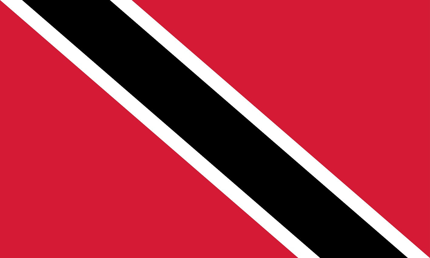 Trinidad und Tobago-Fahnen Aufkleber 5-60cm wetterfest ES-FL-TNT