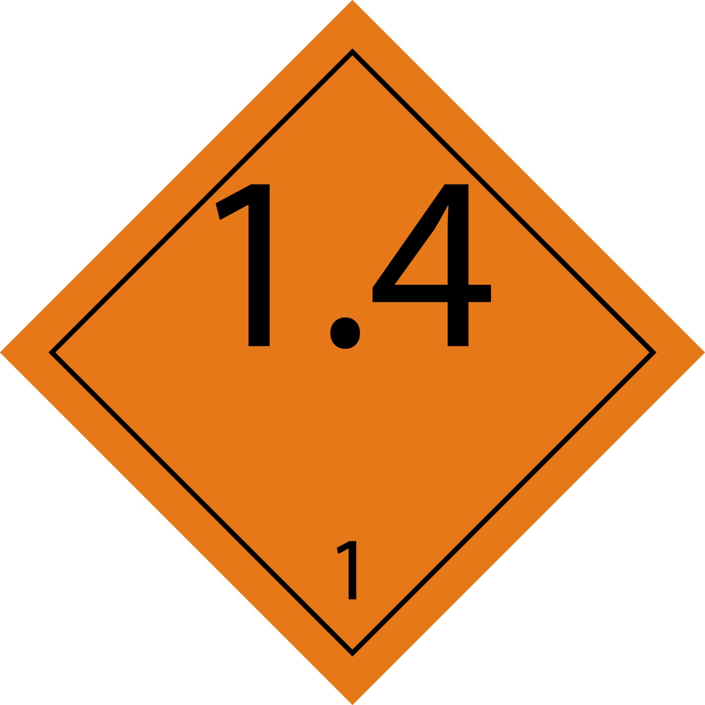 Gefahrgutetiketten "ES-GG-01-3^ "5x5cm oder 10x10 cm aus Papier oder Plastik ES-GG-01-3