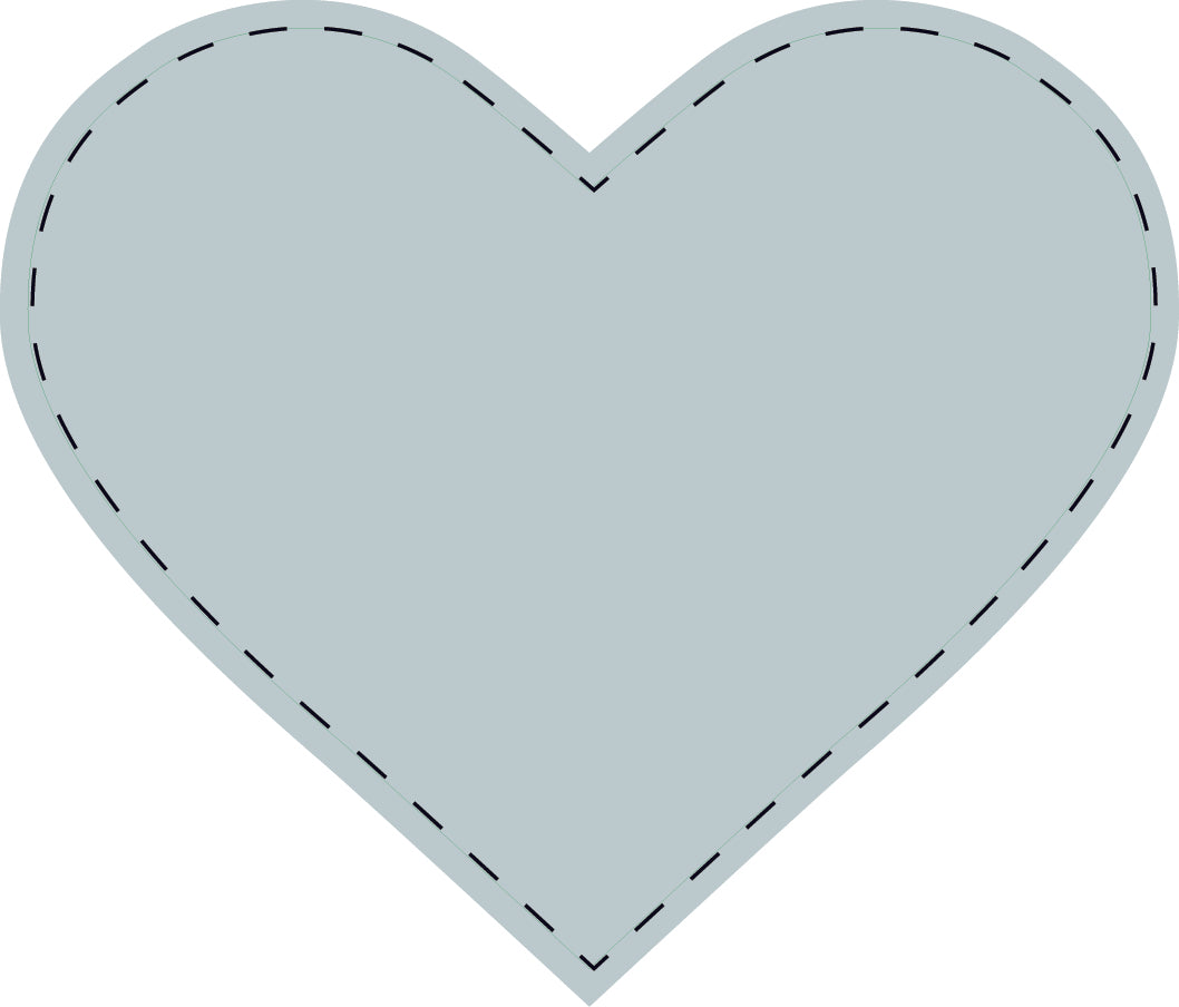 Herzaufkleber 1 - 10cm Gold- Silber- und rot-farbig outdoorbeständig unbedruckt