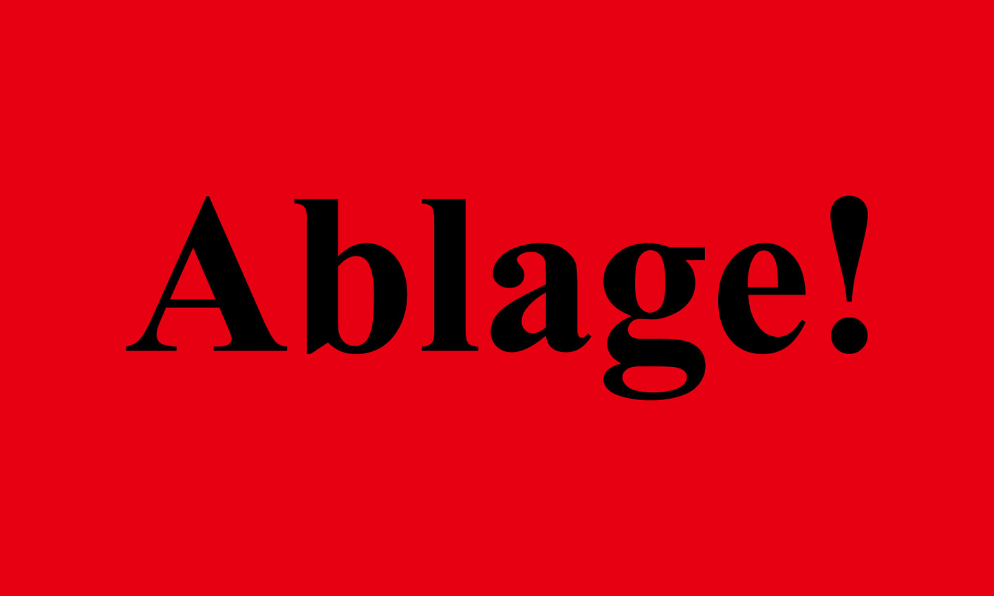 1000 Aufkleber Büroorganisation "Ablage!" aus Papier ES-OFFICE1000-PA