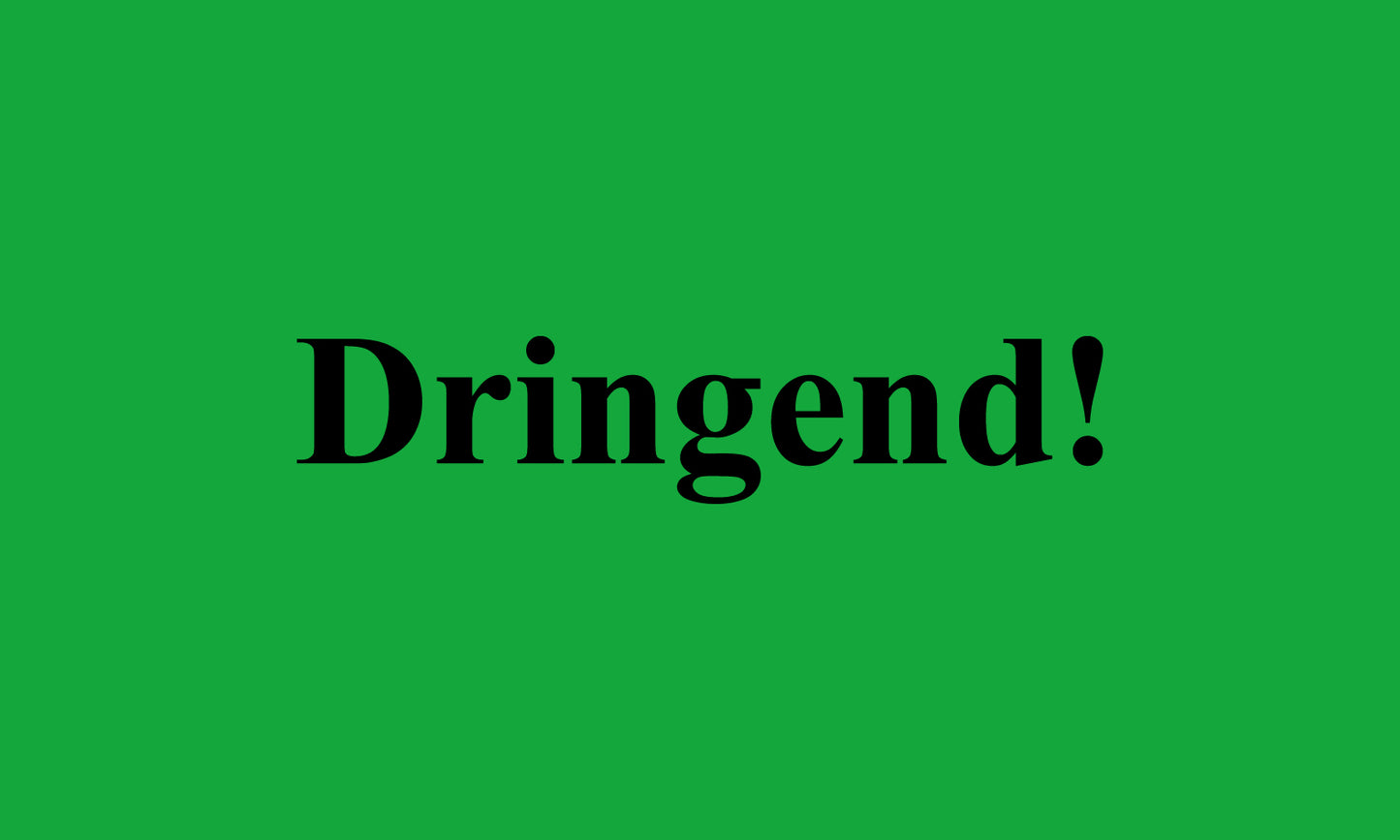 1000 Büroorganisation "Dringend!" aus Plastik ES-OFFICE1100-PE