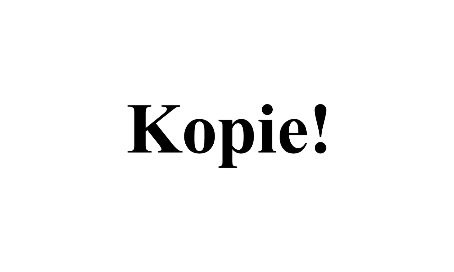 1000 Büroorganisation "Kopie!" aus Plastik ES-OFFICE1200-PE