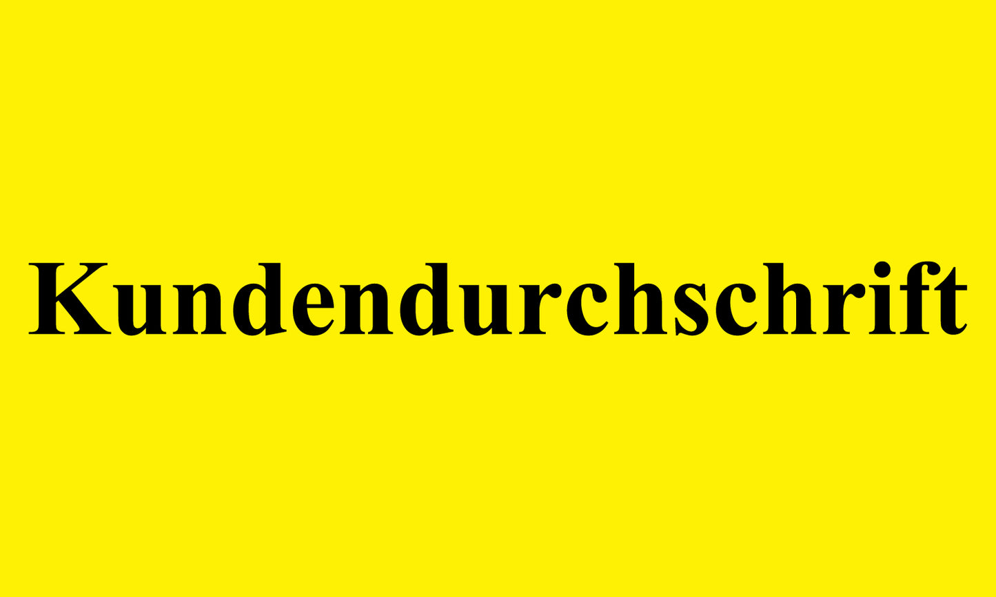 1000 Büroorganisation "Kundendurchschrift" aus Plastik ES-OFFICE1500-PE