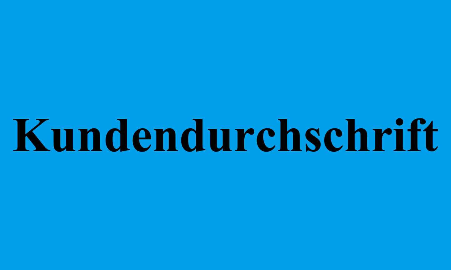 1000 Büroorganisation "Kundendurchschrift" aus Plastik ES-OFFICE1500-PE