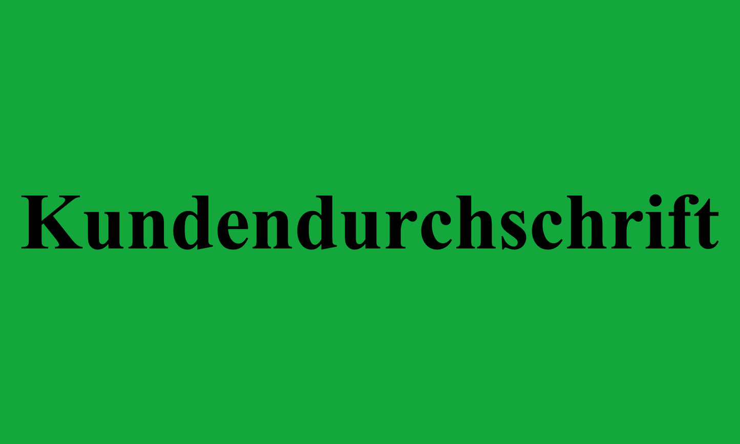 1000 Büroorganisation "Kundendurchschrift" aus Plastik ES-OFFICE1500-PE