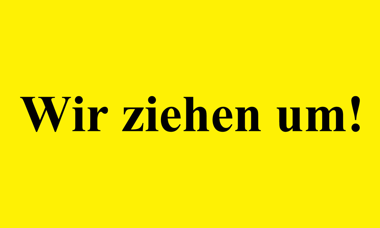 1000 Aufkleber Büroorganisation "Wir ziehen um!" aus Papier ES-OFFICE1700-PA