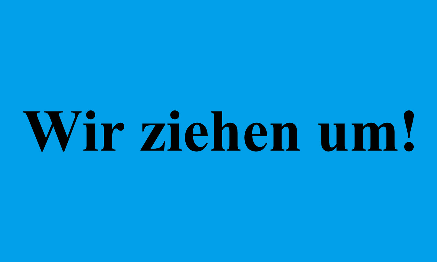1000 Aufkleber Büroorganisation "Wir ziehen um!" aus Papier ES-OFFICE1700-PA