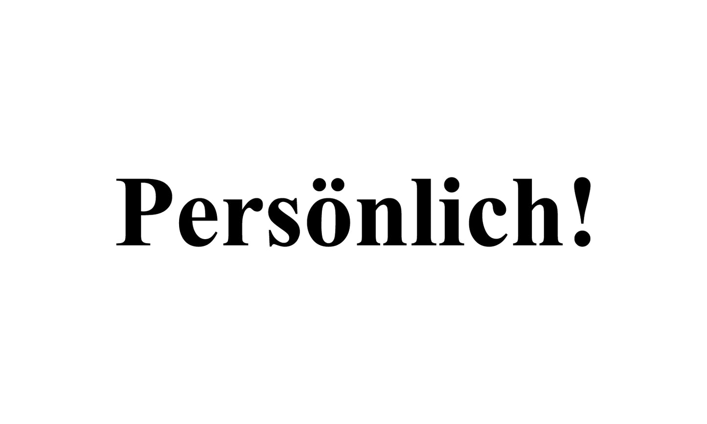 1000 Aufkleber Büroorganisation "Persönlich!" aus Papier ES-OFFICE1800-PA