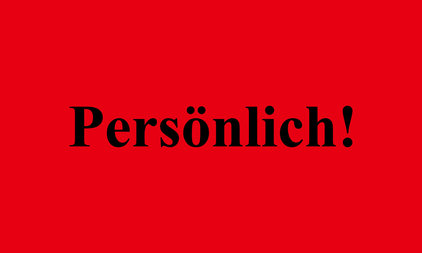1000 Büroorganisation "Persönlich!" aus Plastik ES-OFFICE1800-PE