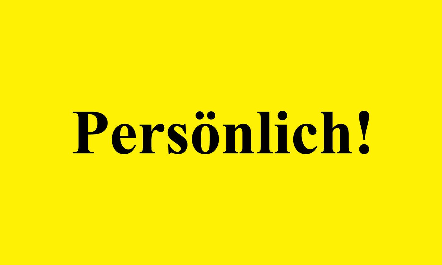 1000 Büroorganisation "Persönlich!" aus Plastik ES-OFFICE1800-PE
