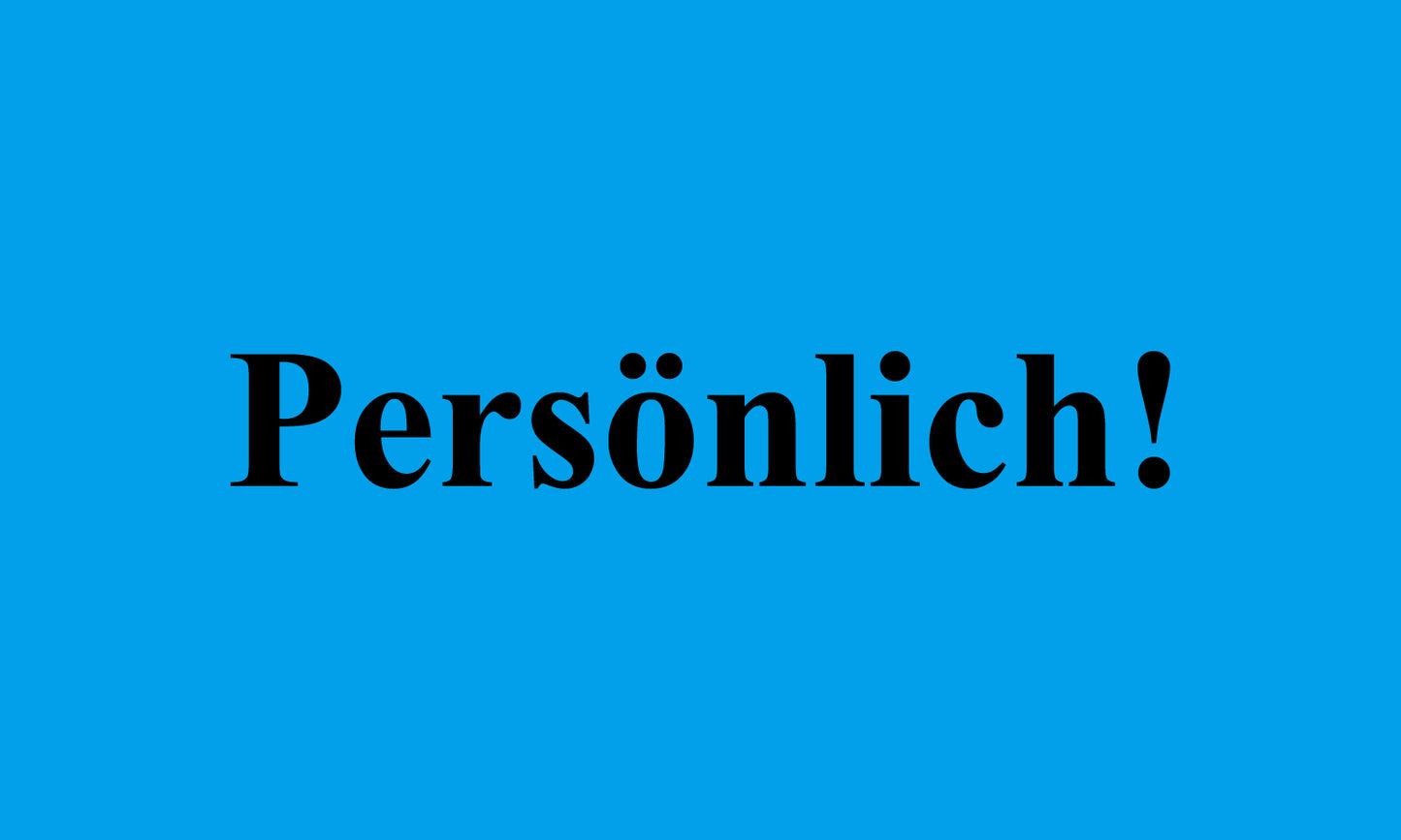 1000 Büroorganisation "Persönlich!" aus Plastik ES-OFFICE1800-PE