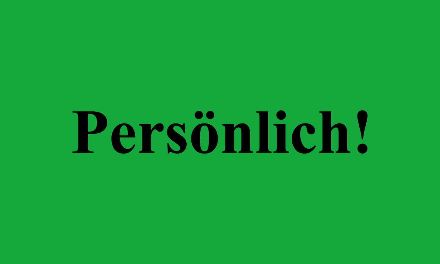 1000 Büroorganisation "Persönlich!" aus Plastik ES-OFFICE1800-PE