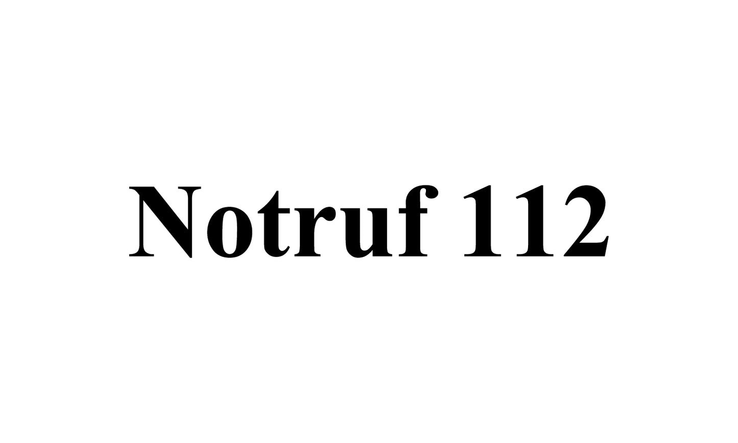 1000 Büroorganisation "Notruf 112" aus Plastik ES-OFFICE2100-PE