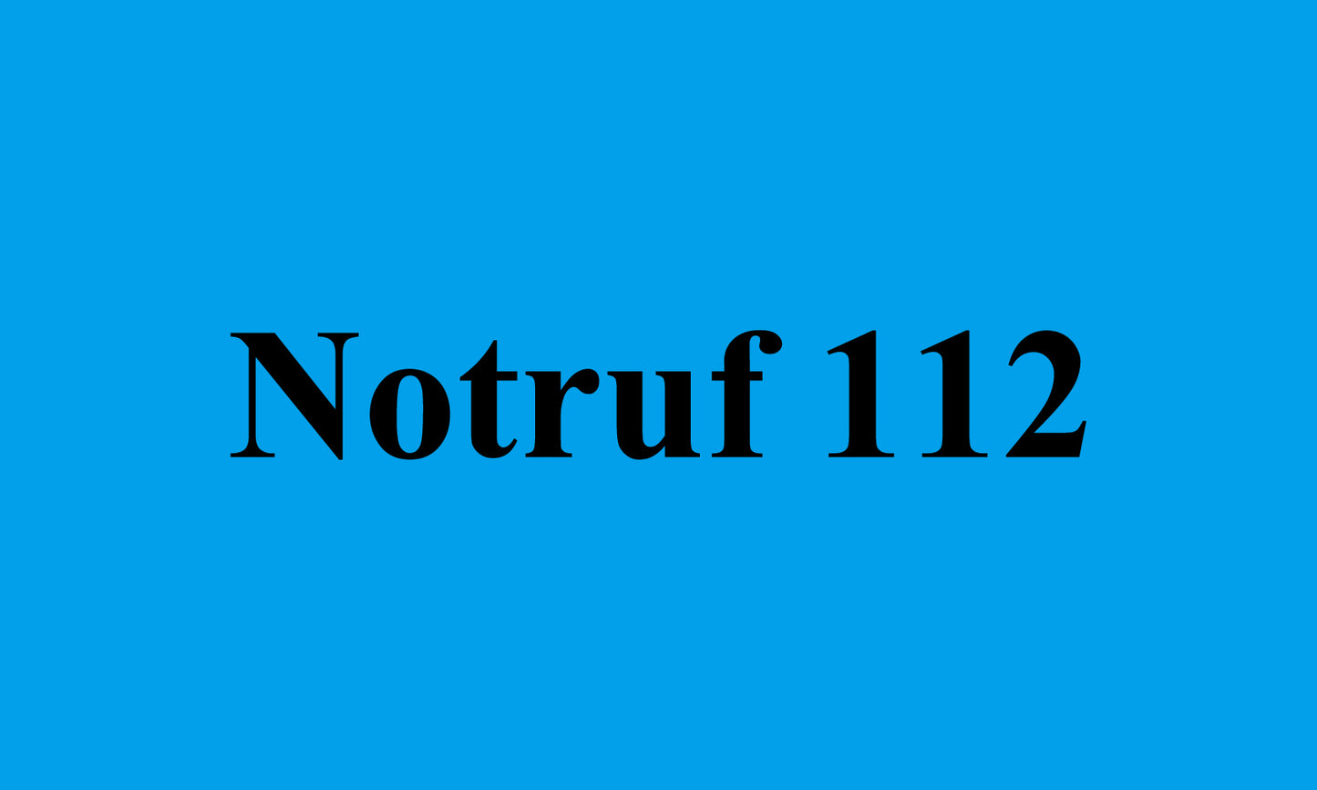 1000 Büroorganisation "Notruf 112" aus Plastik ES-OFFICE2100-PE