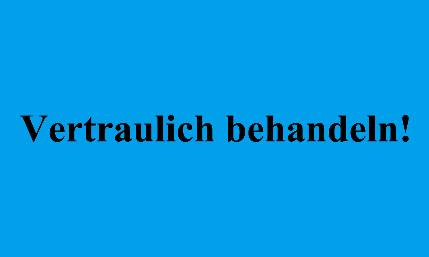 1000 Aufkleber Büroorganisation "Vertraulich behandeln!" aus Papier ES-OFFICE2300-PA