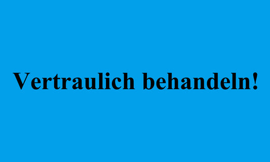 1000 Büroorganisation "Vertraulich behandeln!" aus Plastik ES-OFFICE2300-PE