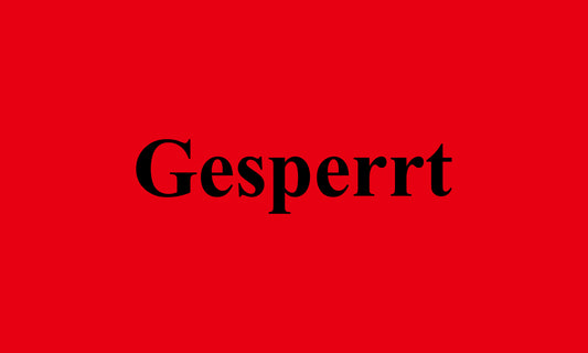 1000 Büroorganisation "Gesperrt" aus Plastik ES-OFFICE2900-PE