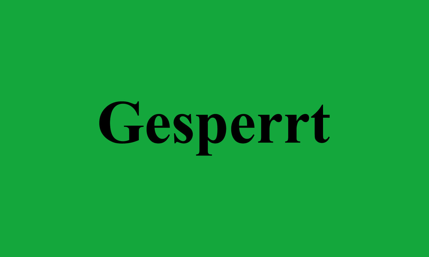 1000 Büroorganisation "Gesperrt" aus Plastik ES-OFFICE2900-PE