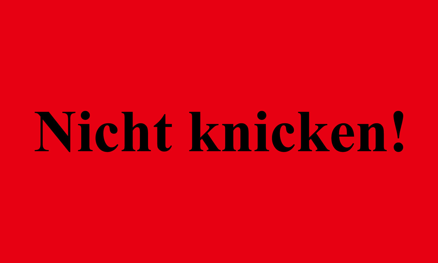1000 Büroorganisation "Nicht knicken!" aus Plastik ES-OFFICE3100-PE