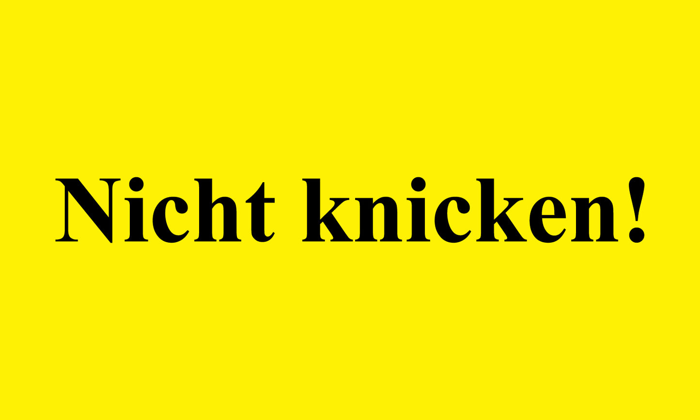 1000 Büroorganisation "Nicht knicken!" aus Plastik ES-OFFICE3100-PE