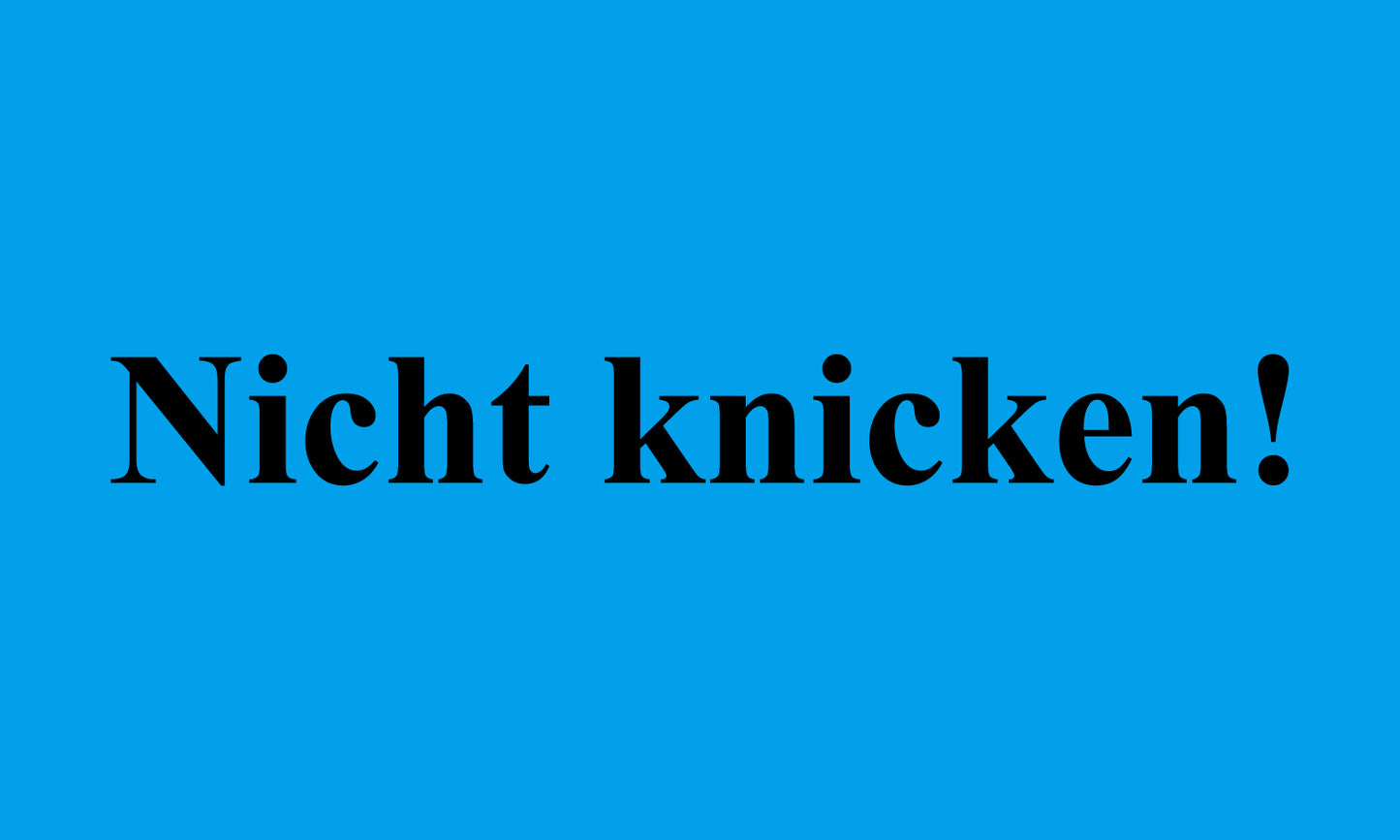 1000 Büroorganisation "Nicht knicken!" aus Plastik ES-OFFICE3100-PE