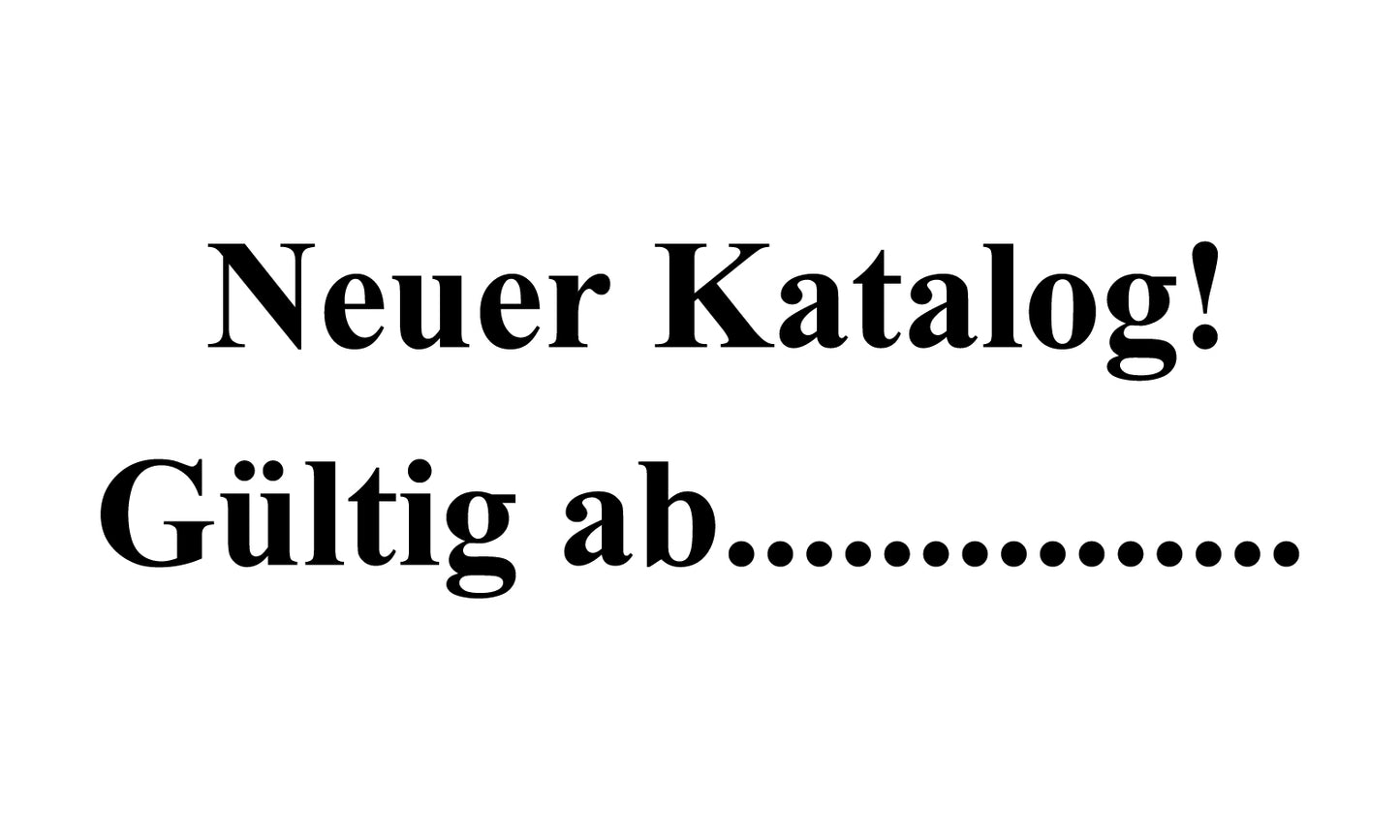 1000 Büroorganisation "Neuer Katalog! Gültig ab ...." aus Plastik ES-OFFICE3200-PE