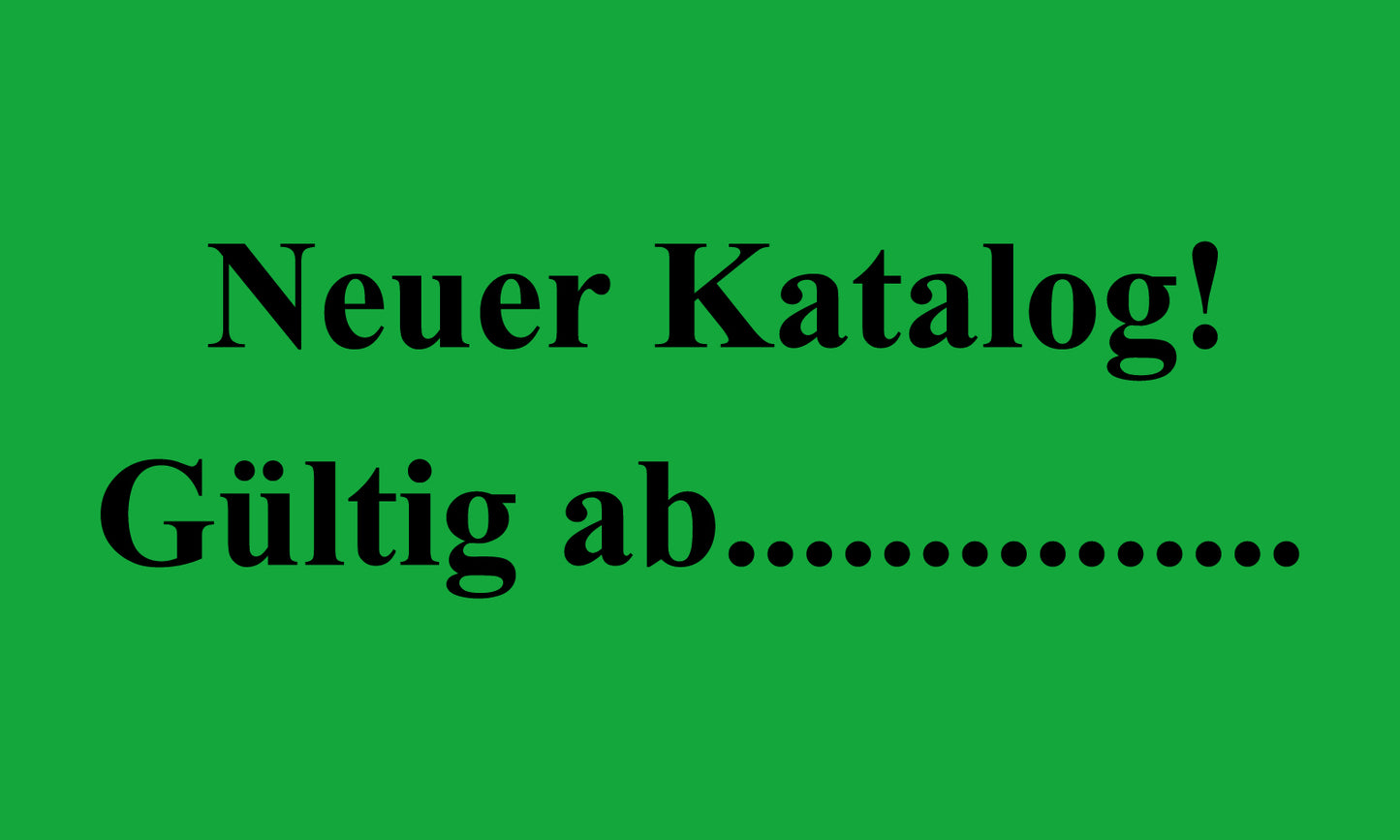 1000 Aufkleber Büroorganisation "Neuer Katalog! Gültig ab ...." aus Papier ES-OFFICE3200-PA