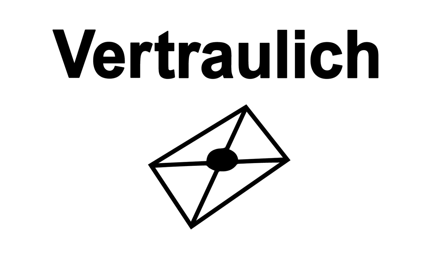 1000 Büroorganisation "Vertraulich" aus Plastik ES-OFFICE3800-PE