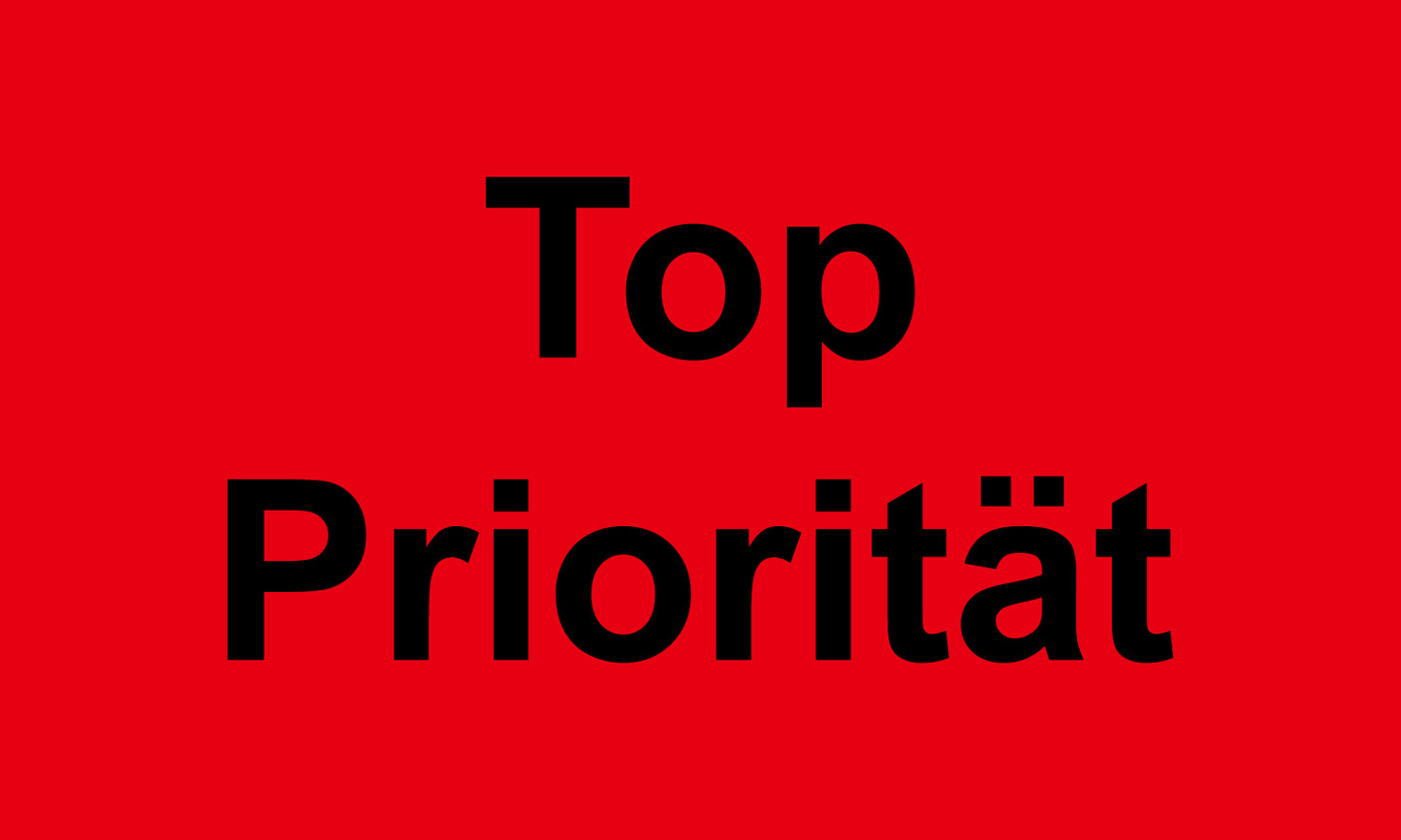1000 Büroorganisation "Top Priorität" aus Plastik ES-OFFICE4600-PE