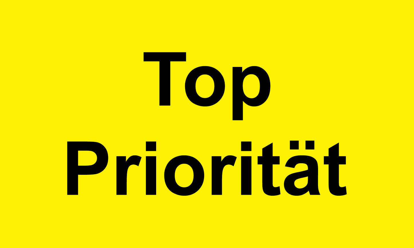 1000 Büroorganisation "Top Priorität" aus Plastik ES-OFFICE4600-PE