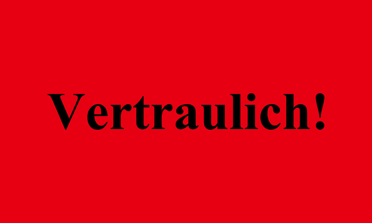 1000 Aufkleber Büroorganisation "Vertraulich" aus Papier ES-OFFICE500-PA